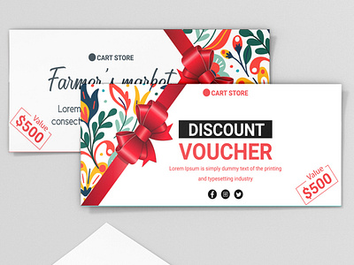 Gift Voucher, Gift Card Design