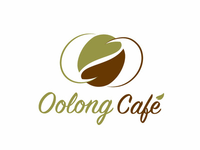 Oolong Café Logo branding design illustration logo vector