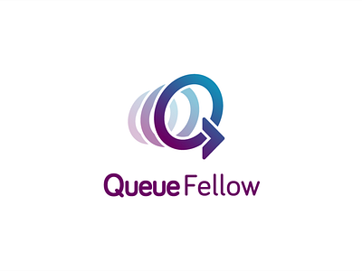 Queue Fellow App app branding design design branding mobile app identity logo vector