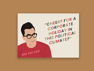 Dan Levy Christmas Card