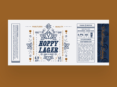 Hoppy Lager Beer Design beer beer can chattanooga hopper hoppy lager illustration india pale ale ipa ipl lager vintage