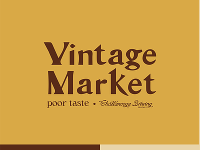 Vintage Market chattanooga illustration market serif type typography vintage vintage design vintage logo