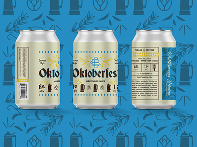 Chattanooga Brewing Oktoberfest Can Design beer beer can brewery chattanooga product design typography vintage