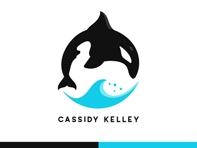 #ThirtyLogos Day 22 - Personal Logo day 22 design design logo graphic design thirty logos thirtylogos water logo whale logo