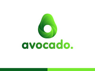 #ThirtyLogos Day 24 - Avocado app design app logo avocado avocado logo green logo swirl logo thirty logos thirtylogos ux design