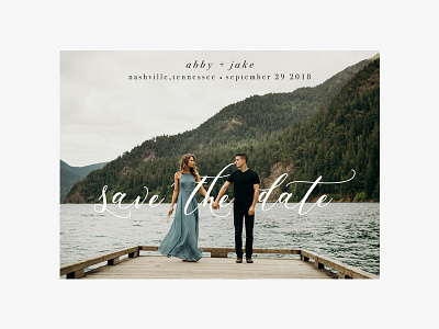 Save The Date Design