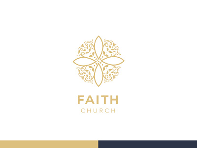 Faith Church Logo church church graphics church logo emblem faith logo logo design