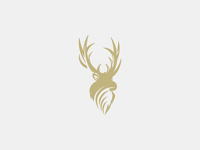 Twelve Points Deer Logo adobe buck deer illustrator logistics truck logo trucking logo