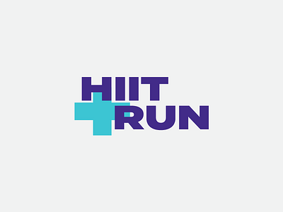 HIIT + Run Logo branding chattanooga chiropractor design hiit logo novel run running