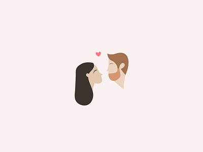 Couple Illustration brunette chattanooga couple couple illustration couple portrait engaged illustration logo design married portrait procreate red head vector