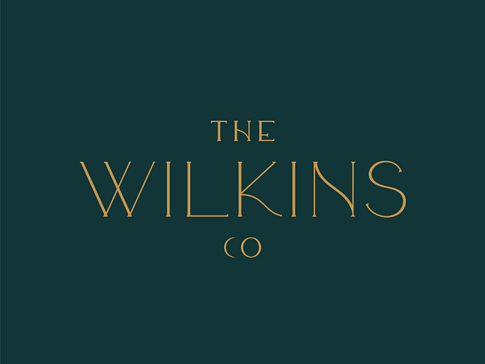 The Wilkins Co Logo Design by Cassidy Dickens on Dribbble