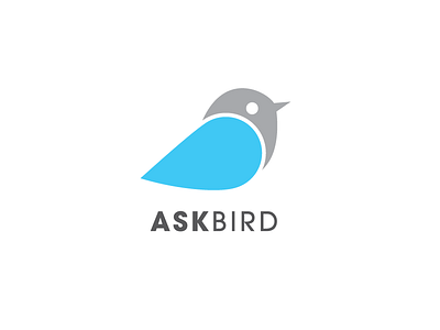 AskBird ask bird design icon logo