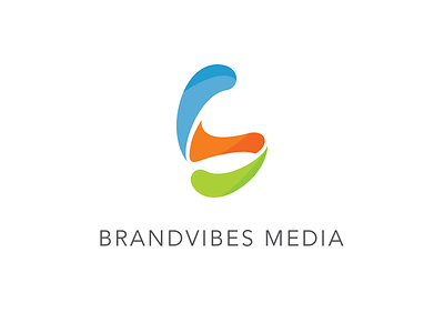 Media Logo branding design identity logo media vibrate