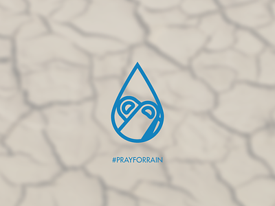 Pray for Rain v2 ca california design icon illustrator logo rain