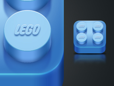 Lego iPhone icon (Rebound) brick icon iphone lego