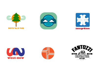 Logos & Icons badge icon illustration logo portfolio vector