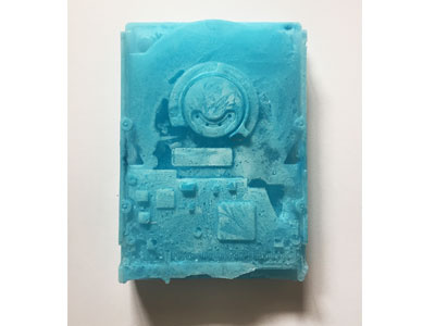 Frozen Memory(ies) ephemera frozen hard drive sculpture technology technophemera