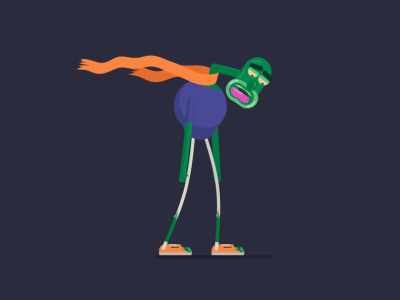 Sadman 2d aftere ffects animation characters flat gif illustration loop motion graphics