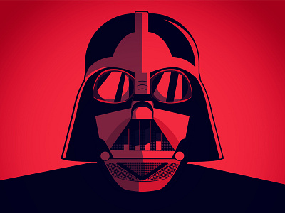 Darth Vader darth vader design illustration imperial jedi portrait sith star wars