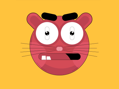 Catty Cat 2d after effects animation cat characters flat gif illustration loop motion graphics