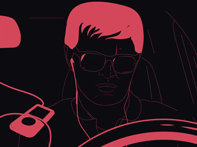 Baby Driver 2d after effects animation baby driver motion graphic movie