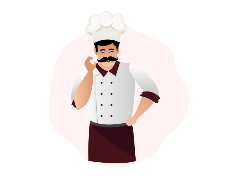 App Loader - Chef aftereffects animation app branding chef design food gif illustration loader motion motion graphics ui