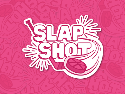 Dribbble Slap Shot Sticker dribbble hockey illustrator rebound shot slap shot sticker sticker mule