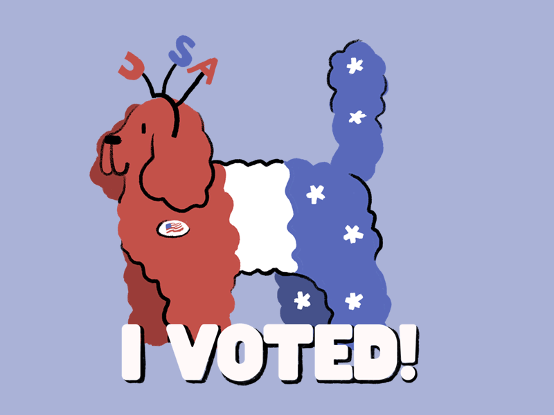 I Voted Pup