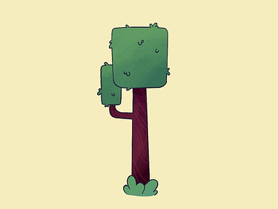 A Tree! 2d design environment illustration nature procreate tree