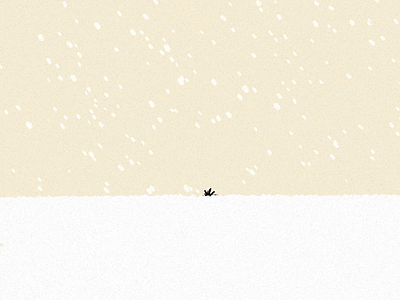 Inktober Day 11 - Snow 2d 2d animation after effects animation cold illustration ink motion snow winter