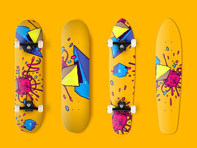 Skateboard trip design adobe color design draw illustraiton illustration ilustración patineta photoshop retro sk8 skateboard street fighter trip