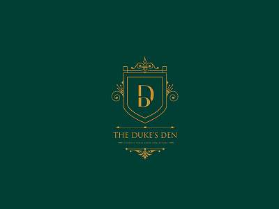 Duke's Den Resort Logo branding dukes den logo premium resort