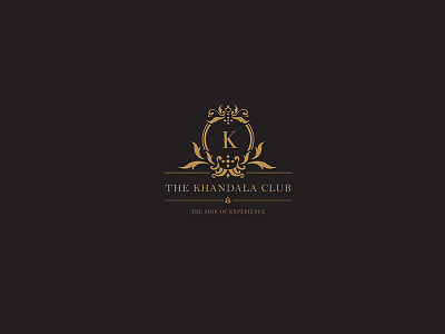 The Khandala Club Logo branding club experience k logo logodesign ornament logo premiumlogo royal