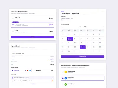 LaunchPad Setup Modules card clean dashboard flat minimal onboarding saas tailwind ui web app website