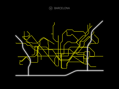 Barcelona barcelona drawing illustration metro metro design metro lines minimal railway sketchapp spain ui