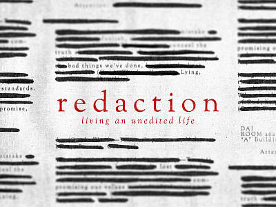 Redaction Sermon Series