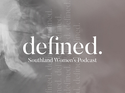 Resolved Podcast Branding grey podcast serif smoke women