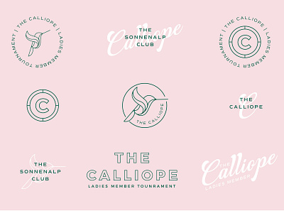 Calliope Tournament | Logo Concepts adobe illustrator branding design digital art illustration logo typography vector