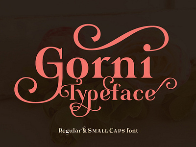 Gorni Typeface serif swashes type type design typeface typogaphy