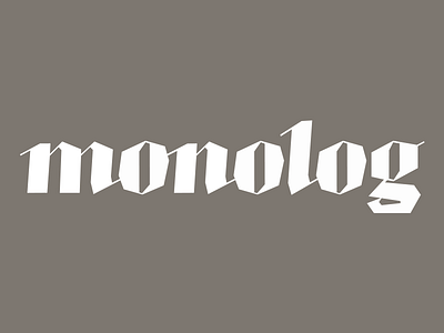 Monolog Typeface