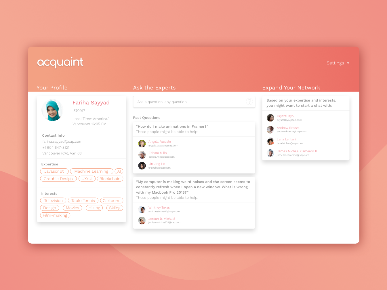 web app with machine learning