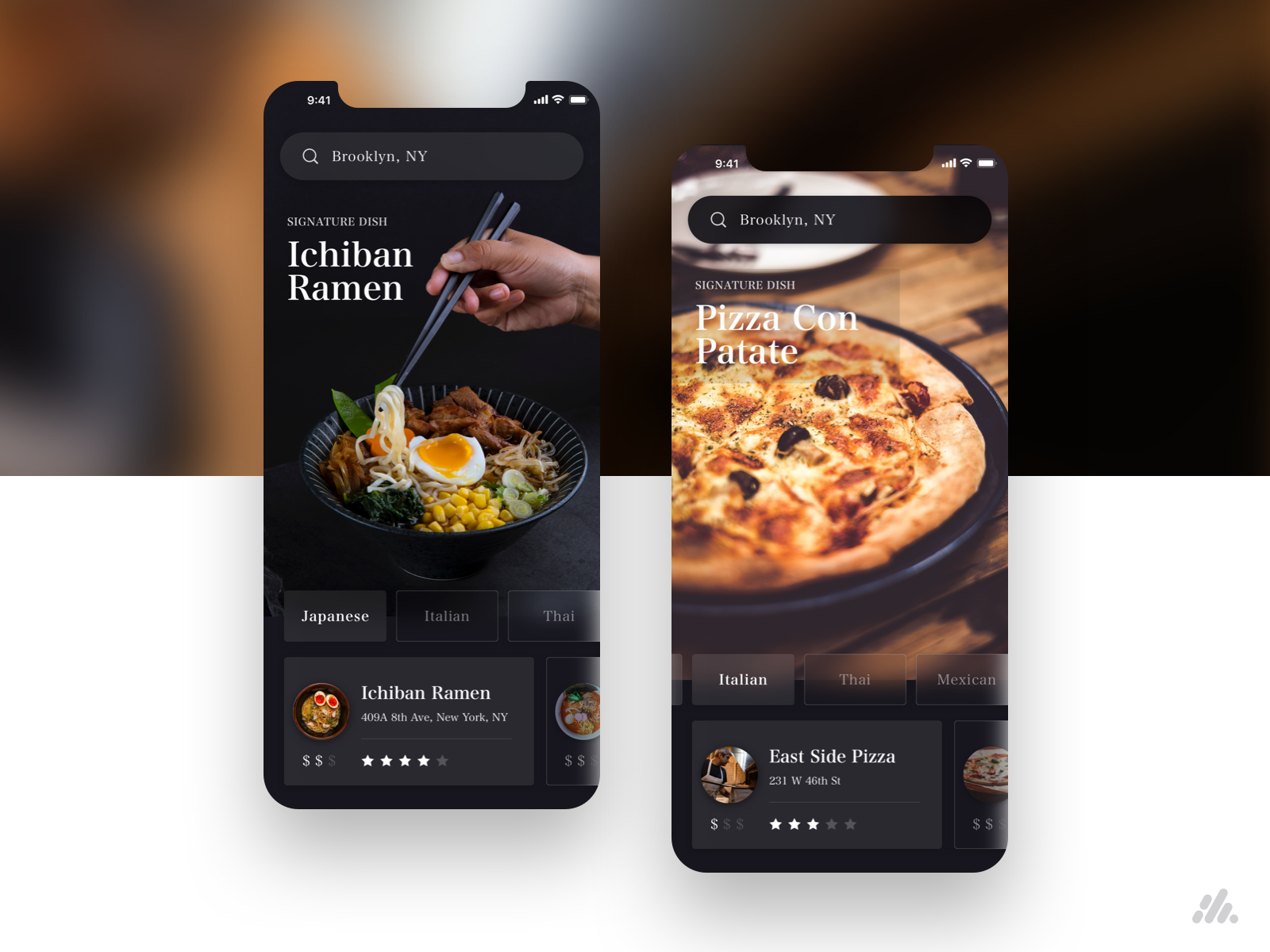 Food App Concept by Anthony Yee on Dribbble