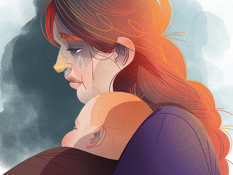 Baby Blues blues baby dudzik iza dewizka child illustration