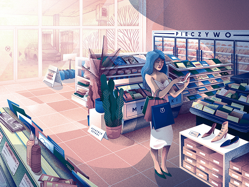 illustration Newsweek dudzik iza dewizka illustration