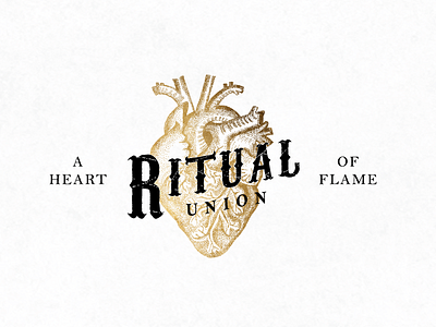 A Heart of Flame branding design handdrawn heart icons identity illustration logo ritual type typography