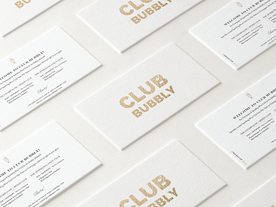 Postcard Layout: Club Bubbly