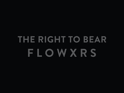 Wordmark: The Right To Bear Flowxrs brand design branding design identity labeldesign logo logotype packaging type typography wine wine label wordmark