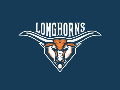 Longhorns baseball logo longhorns sport team