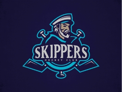 Skippers hockey logo sea skippers sport team