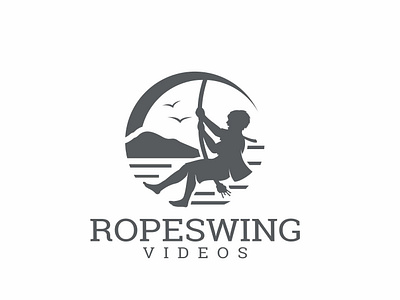 Ropeswing illustration logo movie production production company redesign retro ropeswing swing video